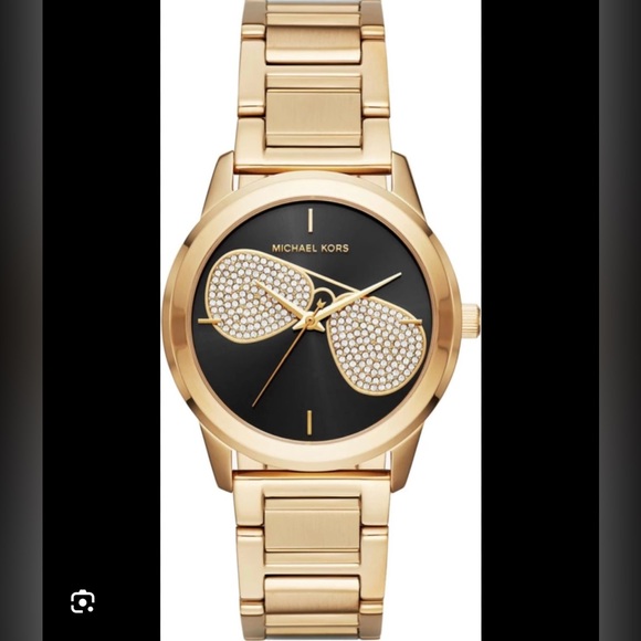 Michael Kors Crystal Aviator Watch - Picture 2 of 5